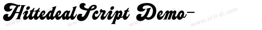 HittedealScript Demo字体转换